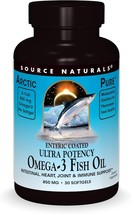 Source Naturals ArticPure Enteric Coated Ultra Potency Omega 3 Fish Oil ... - $11.87