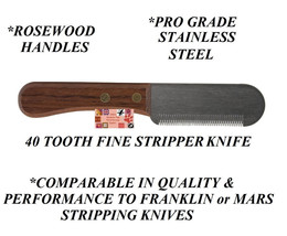 FINE Coat Hand Stripper Carding DOG STRIPPING KNIFE*Compare To Franklin ... - £12.19 GBP