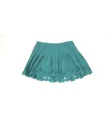 aeropostale Womens Teen girls Green Eyelet Bottom cute Cotton skirt Size... - £10.50 GBP