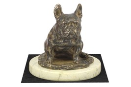 French Bulldog , dog sand marble base statue, limited edition, ArtDog - £128.17 GBP