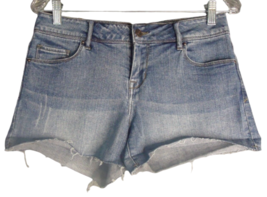 Delia&#39;s Taylor Cut Off Short Shorts 2.5&quot; Inseam-Low Rise Denim Juniors S... - $16.82