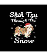 Chih Tzu Through Snow PNG Xmas Dog Christmas Clipart Chih Tzu Through Sn... - €2,51 EUR