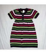 Gymboree Rainbow Striped Sweater Dress 8 Knit Tunic Top Spring School Pi... - £11.65 GBP