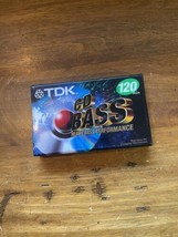 TDK CD Bass Heavy Power 120 Minute Blank Audio Cassette Tape New Single NIP - $92.43 MXN