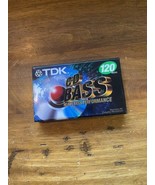 TDK CD Bass Heavy Power 120 Minute Blank Audio Cassette Tape New Single NIP - $6.77 CAD