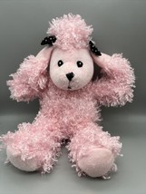 Fiesta Pink Poodle 11&quot; Stuffed Animal Adorable Cuddly Poodle - £10.29 GBP