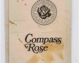 Compass Rose Table Top Menu Washington DC 1980&#39;s - £12.05 GBP