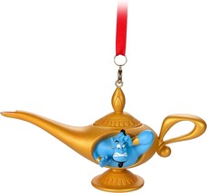 Disney Parks Aladdin Genie Lamp Sketchbook Ornament NWT Holiday Christmas - $37.99