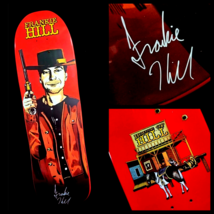 Frankie Hill Signed House of Hill Skateboard Autograph Shaped Deck Bones Brigade - £133.67 GBP