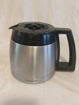 Cuisinart 12 Cup Grind &amp; Brew Coffee DGB-900 Part Thermal SS Carafe &amp; Lid Clean - £20.00 GBP