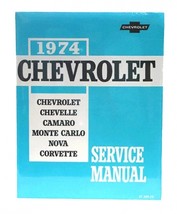 1974 Corvette Manual Service Shop - $79.15