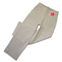 NWT SPANX 20312R Stretch Twill Cropped Wide Leg in Bone Beige Khaki Pants XL - $100.00