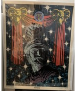 VINTAGE BLACKLIGHT POSTER 1967 ZODIAC ARIES FUNKY FEATURES 23X29 INCHES - $272.85 CAD