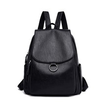 New Women Leather Backpack Designer Shoulder Bags for Women Back Pack School Bag - £46.33 GBP