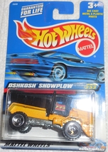 Hot Wheels 2000 Mattel Wheels &quot;Oshkosh Snowplow&quot; #233 Mint On Sealed Card - £2.35 GBP
