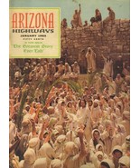 1965 JANUARY ARIZONA HIGHWAYS MAGAZINE SANTA CATALINAS THE SUPERSTITIONS - $40.12 CAD