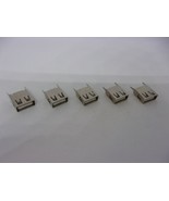 5Pcs Pack Lot Standard USB 2.0 Jack Socket Type A 180 Degrees Port Femal... - €9,33 EUR