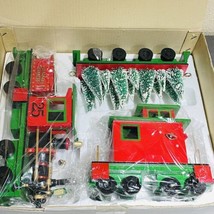 VTG  Wood Toy Train Set The Story Of The Evergreen Express By Roman 12” Musical - £39.55 GBP