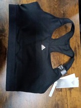 Adidas Women&#39;s Aeroreact Training Sports Bra Size XLDD, Black 043boxEae - $16.49