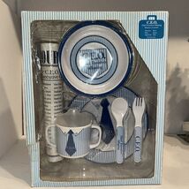 NEW MUD PIE CHIEF EXECUTIVE OFFSPRING CEO Melamine Baby Dish Gift Set Funny - $19.35