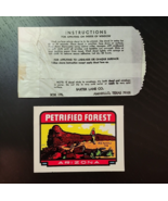BAXTER LANE CO AZ Petrified Forest Vintage Travel Luggage Water Decal #257 - $30.74 CAD
