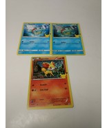 Mcdonald&#39;s Pokemon Promo Squirtle &amp; Fennekin Holographic + Squirtle Non... - $193.59 MXN