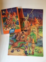 Hallmark Jigsaw Puzzle Halloween Monsters and Mystery Springbok Vintage 100 Pcs - £47.44 GBP