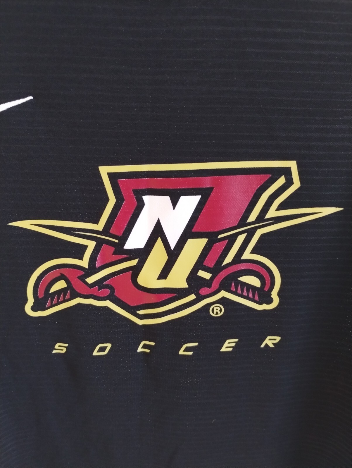 Norwich University Cadets Soccer Nike Black Dri-Fit Jersey  Size Large #8 - EUC Item image 3
