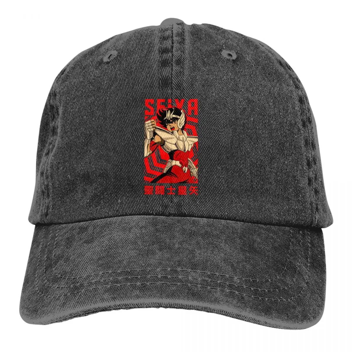 Washed Baseball Cap Pegasus Seiya Trucker Snapback Caps Dad Hat Saint Seiya Golf - $15.88