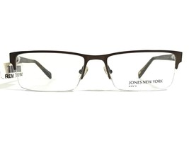 Jones New York J334 BROWN Gafas Monturas Rectangular Borde Medio 55-17-145 - £25.71 GBP