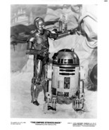 1980’s THE EMPIRE STRIKES BACK C3PO &amp; R2D2 in ice cave rare original b/w... - $380.59 MXN
