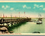 Barca Wharf Salem Willows Salem Massachusetts Ma Unp Wb Cartolina G2 - $7.13