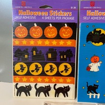 Vintage + Halloween Stickers Set Disney Villains American Greetings Hall... - £24.03 GBP