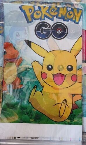 Pokemon Go Plastic Table Cover Party Decoration Birthday Supplies New - $7.43
