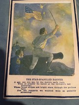 1916 WW1 T.D.M. Co Red Oak Iowa  STAR SPANGLED BANNER PROMOTION  INK BLO... - £7.07 GBP