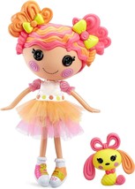 Lalaloopsy Sew Magical Candy Ribbon &amp; Pet Puppy 13 in. Taffy Candy-Inspired Doll - £22.16 GBP