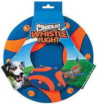 Chuckit Whistle Flight Disc: Interactive Whistle Fetch Toy for Engaging Dog Play - £22.57 GBP+