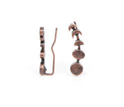 Paparazzi Its Just a Phase Copper Post Earrings - New - $4.50