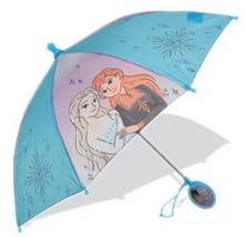 Disney Frozen Kid&#39;s Girl&#39;s Elsa &amp; Anna Umbrella w/Character Charm Handle - £7.43 GBP