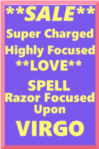 Powerful Love Spell Highly Charged Spell For Virgo Magick for love - £36.95 GBP