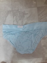 Warners xl/9 Lace Hipster Panty No Pinching No Problems 5609J Blue Flora... - $12.00