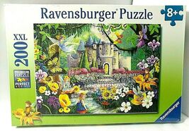 Ravensburger 200 XXL Pcs CASTLE FANTASY Puzzle Perfect Age Fit Floral Fa... - $39.55