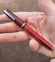 Vintage Esterbrook Fountain Pen 1551 Nib Red Pearl 5” Made in USA - $24.74