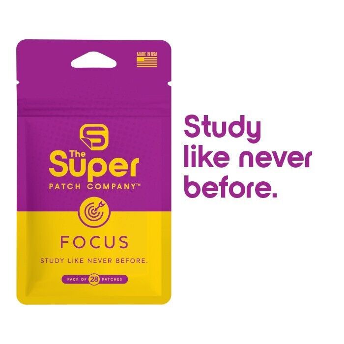 The Super Patch Company: FOCUS - Pack of 28 Patches &quot;study like never be... - $64.35