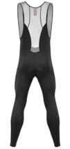 Qualidyne® Men&#39;s Cycling Bib Tights 3D Padded Gray sz Medium M NWT - £21.63 GBP