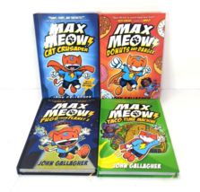 RH Kids Max Meow Superhero Graphic Novel Comics By John Gallagher Set of... - $26.55