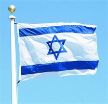 Israel 3x5ft Flag of Israel Israeli Flag 3x5 Embroidered 100% Heavy Duty... - $14.98+