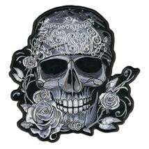 Hot Leathers - PPC3217 Bandana Skull Patch with Rhinestones (Multicolor, 8&quot; Widt - £10.19 GBP