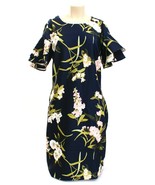 Tommy Hilfiger Dark Blue Floral Short Sleeve Dress Women&#39;s NWT - £103.88 GBP