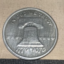 Commemorative Medal - 1976 US Bicentennial Liberty Bell Robert Schuller - - £1.55 GBP